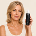 clarifying-gel held by model