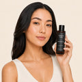 hydrating-toner held by model