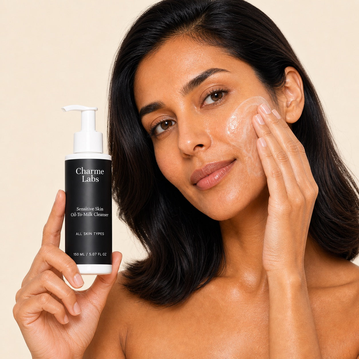 Sensitive Skin Oil-To-Milk Cleanser · 01