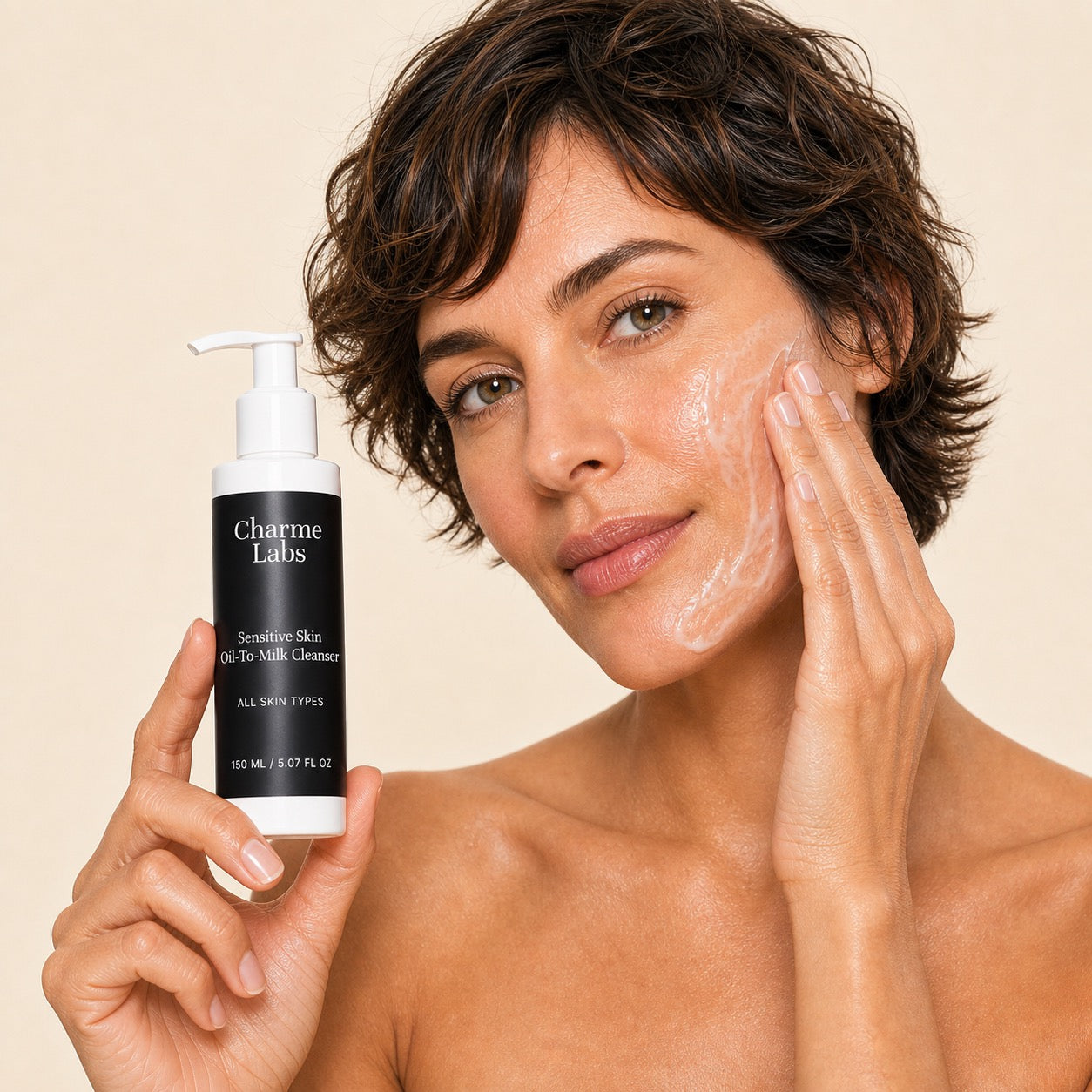 Sensitive Skin Oil-To-Milk Cleanser · 01