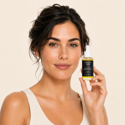 natural-retinol-alternative-oil-serum held by model
